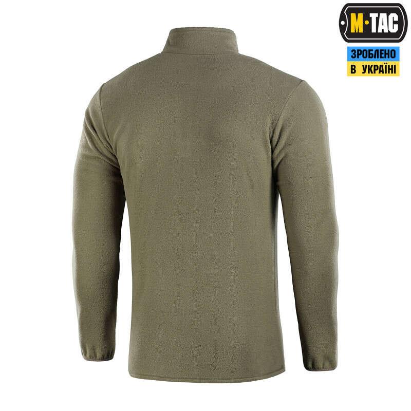 Штурмовая кофта утепленная M-TAC Delta Fleece, тактическая флиска, армейская флисовка олива - фото 2 - id-p2085411894