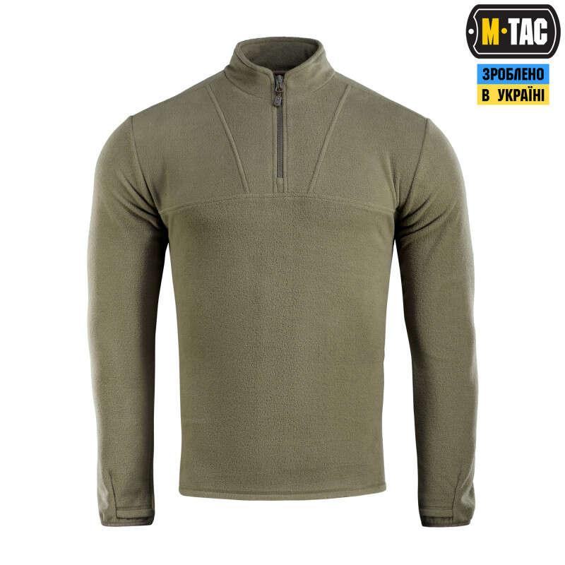 Штурмовая кофта утепленная M-TAC Delta Fleece, тактическая флиска, армейская флисовка олива - фото 6 - id-p2085411894