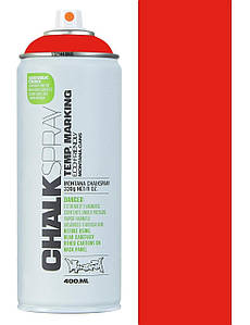 Аерозольна крейдяна фарба Montana Chalk 3000 Red (Червона) 400 мл