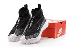 Кросівки чоловічі Nike ACG Mountain Fly 2 Gore-Tex Black Grey Найк Маунтин Гор-Текс сірі нейлон текстиль демісезон, фото 5