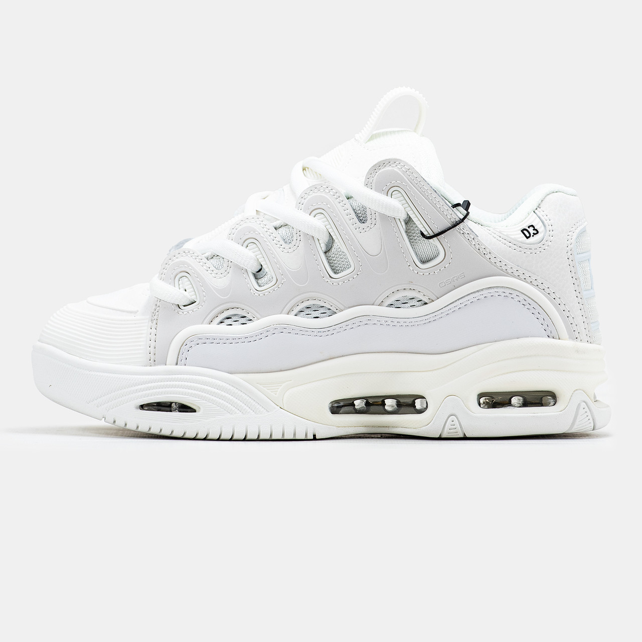 Жіночі кросівки Osiris D3 2001 White, білі шкіряні кросівки осіріс д3, фото 1