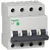 EZ9F34416 Автоматичний вимикач 4Р, 16А, Х-КА "С" Schneider Electric