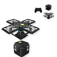 ✨Квадрокоптер Black Knight Cube 414 WiFi, радіокерований дрон трансформер на пульті з камерою