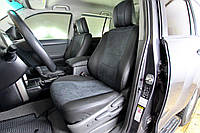 Авточехлы Toyota Land Cruiser Prado 150 (2009+) 5 мест (Экокожа+Антара) Чехлы в салон