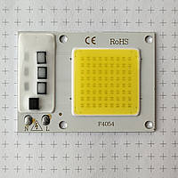 Светодиод LED COB 30W 220V Холодный белый 30Вт 220В + Термопаста (прямоугольник)