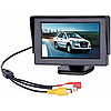 Автомонітор для камери заднього виду LCD 4,3'' / Автомобільний дисплей для двох камер / Монітор в машину, фото 4