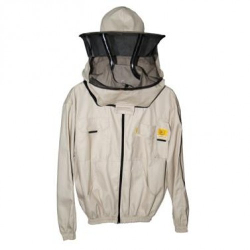 Куртка бджоляра на блискавці, із захисною маскою "Lyson", р-р s XL