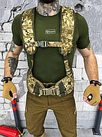 Тактический разгрузочный жилет пиксель, Армейская ременно плечевая система РПС Pixel