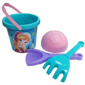 Набір для піску "Холодне серце", 4 елементів, сетка 23*15см, ТМ Wader