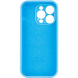 Чохол для смартфона Silicone Full Case AA Camera Protect for Apple iPhone 13 Pro 44,Light Blue, фото 2
