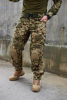 Тактические штаны G3 с наколенниками. Тактические штаны летние. Штаны с наколенниками. Военные штаны (Пиксель)