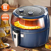 Аэрофритюрница мультипечь Air Fryer фритюрница с таймером 8 л 1800 Вт SOKANY SK-ZG-8033