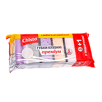 Губки кухонные Chisto 5+1 Премиум