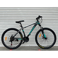 Велосипед горный Toprider 611 29" рама 19 оборудование Shimano Зеленый