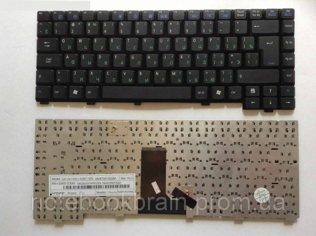 Клавіатура ASUS 04GNF01KUK00-1 04GNF01KUK01