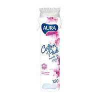 Ватяні диски Aura Beauty Cotton Pads, 120 шт