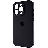 Чохол для смартфона Silicone Full Case AA Camera Protect for Apple iPhone 15 Pro 14,Black, фото 3