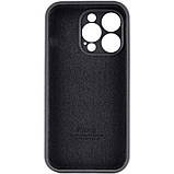 Чохол для смартфона Silicone Full Case AA Camera Protect for Apple iPhone 15 Pro 14,Black, фото 4