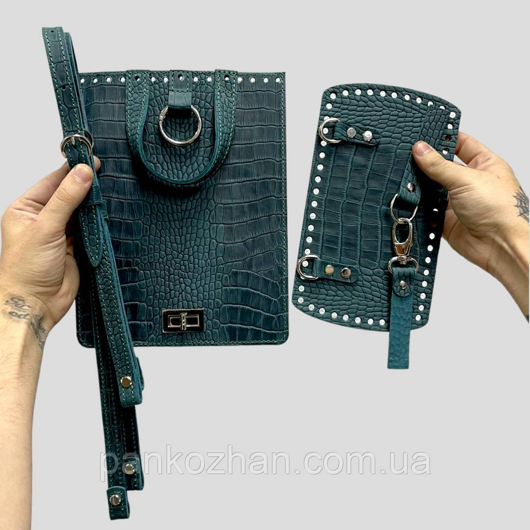 Набір для рюкзака L (ремінці, дно, клапан без замка, затяжка), фото 1