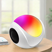 Нічник акумуляторний з Bluetooth колонкою. Настільна лампа колонка. Нічник RGB LIGHT з bluetooth колонкою