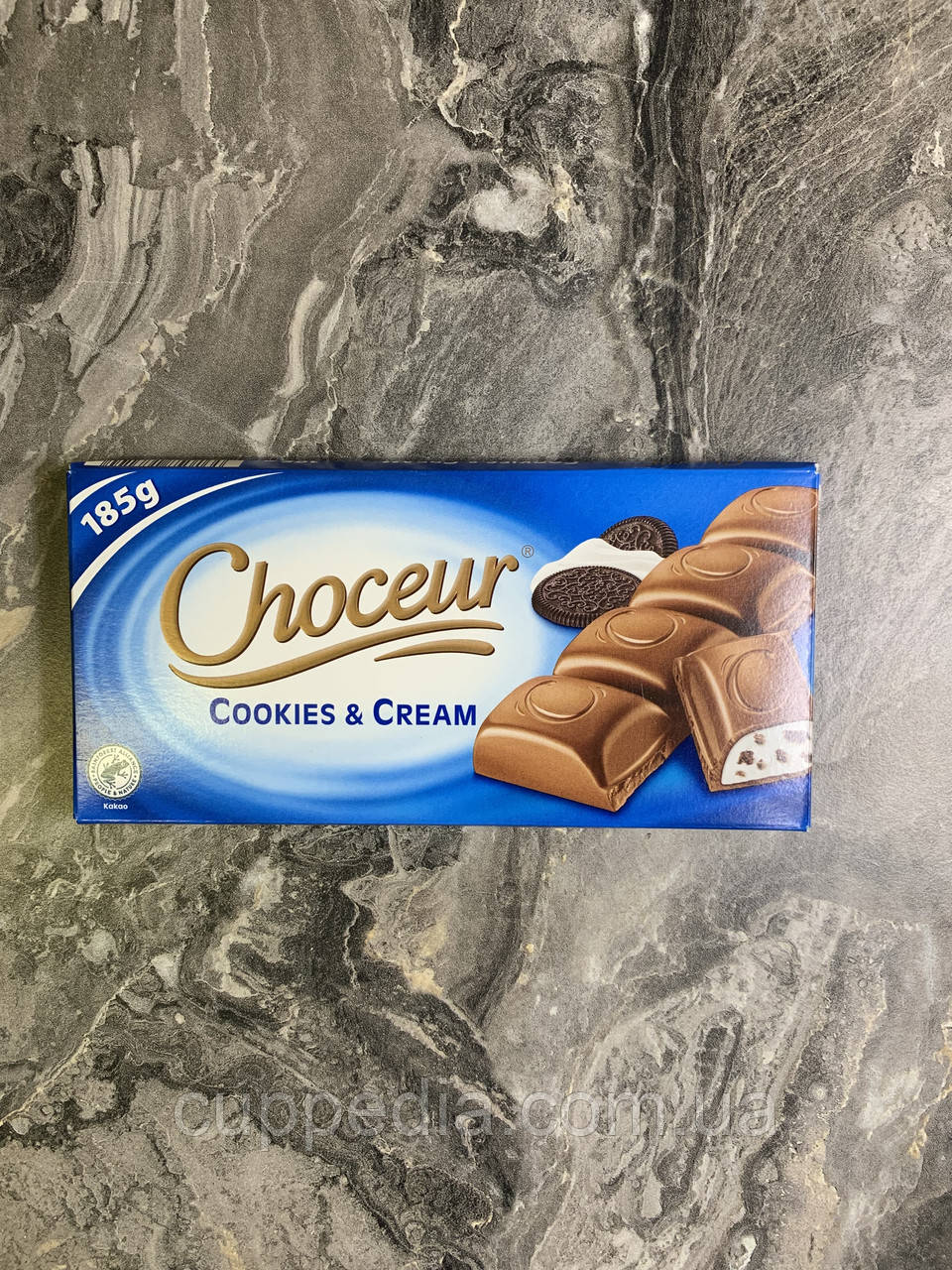 Молочний шоколад Choceur Cookies & cream 185 грм