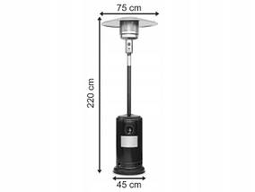 Вуличний газовий обігрівач THG 12 кВт, фото 2