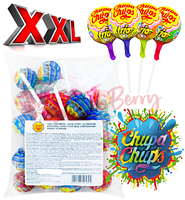 Упаковка леденцов на палочке "Chupa Chups Trio XXL" Ассорти 29гр.*25шт.