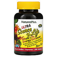 Nature's Plus, Ultra Source of Life, Whole Life Energy Enhancer, 180 таблеток