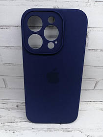 Чохол на iPhone 15 Pro накладка бампер протиударний Original Soft midnight blue