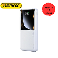 УМБ REMAX 20000 mAh 22.5 W QC + PD Швидка зарядка Дисплей Білий Павербанк Повербанк Power Bank