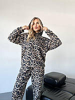 Леопардовый женский костюм премиального качества. Хит сезона. Все размеры в наличии.