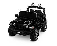 Дитячий електромобіль машинка для катання Caretero (Toyz) Jeep Rubicon Black