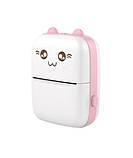 Термопринтер Portable Mini Printer (MX06) дитячий портативний з термодруком Рожевий, фото 5