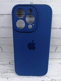Чохол на iPhone 15 Pro накладка бампер протиударний Original Soft Navy blue