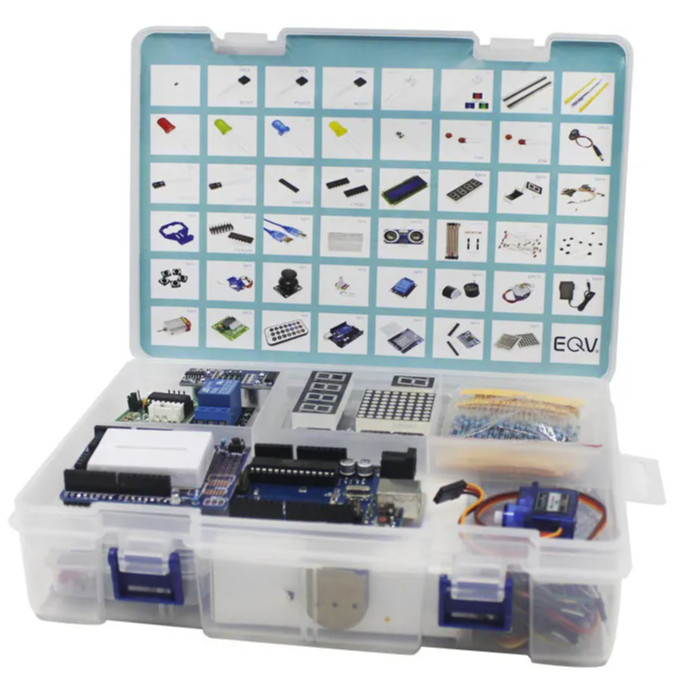 Elego UNO Arduino набір R3 Mega2560 Nano з мотором, інструкцією та джерелом живлення