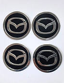 Наклейка на ковпаки MAZDA d 90 мм