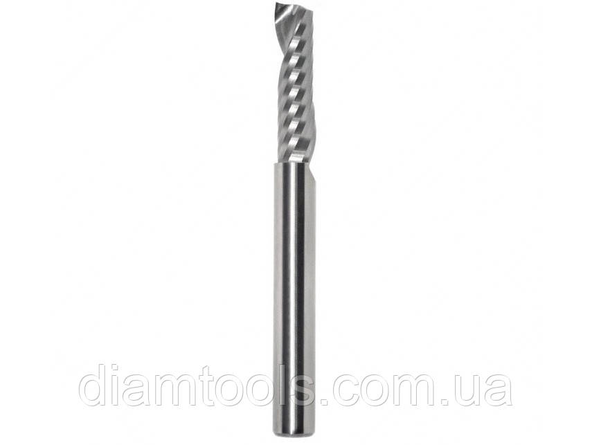 Фреза для ЧПУ спіральна плоска D4 d4 L40 h14 z1, фото 1