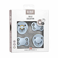 Набір сосок пустушок BIBS Try It Collection Baby Blue від народження 0-6 міс