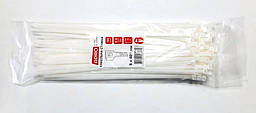 Хомут пластиковий APRO 8x400мм білий (100шт) CT-W8400