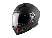 Мотошолом MT STINGER 2 A1 Solid Matt Black / Мотошлем ченый матовый,шлем интеграл xl