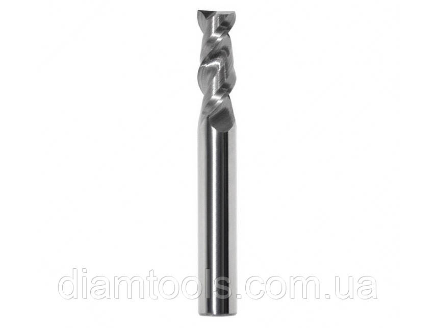 Фреза для ЧПУ спіральна плоска подовжена D6 d5 L60 h15 z2