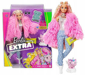 Лялька BARBIE EXTRA DOLL + морська свинка + аксесуари