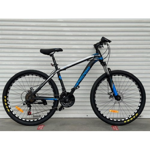 Велосипед гірський Toprider 611 29" рама 19 обладнання Shimano Синій