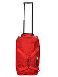 Сумка дорожня на колесах MADISSON 21052 мала 52 см червона, фото 2