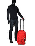 Сумка дорожня на колесах MADISSON 21052 мала 52 см червона, фото 10