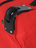 Сумка дорожня на колесах MADISSON 21052 мала 52 см червона, фото 8