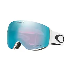 Гірськолижна маска Oakley Flight Deck M (XM) Matte White Лінза Prizm sapphire Iridium (Уцінка)