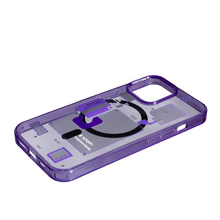Чохол Spigen MagSafe Diagram для Apple iPhone 15 Pro Max Violet, фото 3