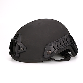 Тактичний кевларовий шолом NIJIIIA Argun ACH HIGH CUT II Premium kit, Розмір: XL (58-62см), Колір: Black