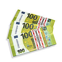 Сувенирные деньги 100 евро UNIVERMAG 75638